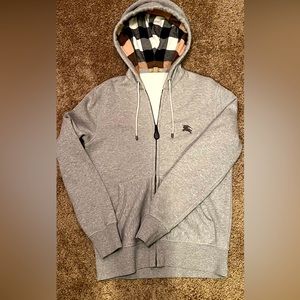Burberry Britt Grey Zip Hoodie